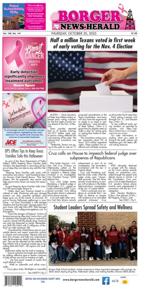 Cover of Borger News-Herald