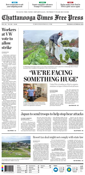 Cover of Chattanooga Times Free Press