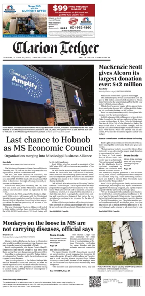 Cover of Clarion Ledger