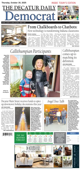 Cover of The Decatur Daily Democrat