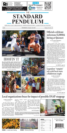 Cover of East Greenwich Pendulum