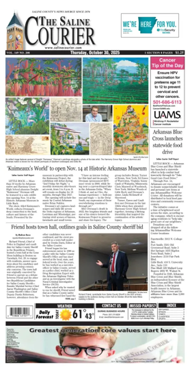 Cover of The Saline Courier