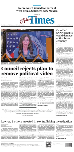 Cover of El Paso Times
