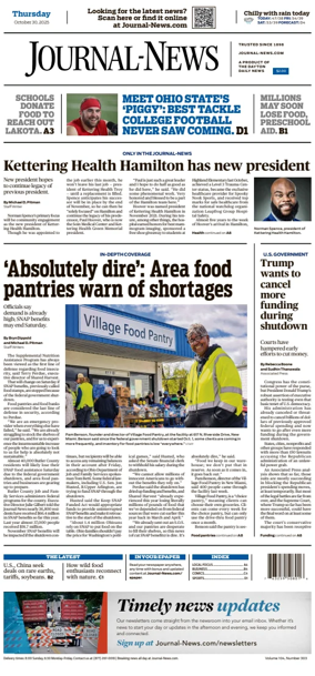 Cover of Hamilton Journal News