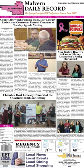 Cover of Malvern Daily Record