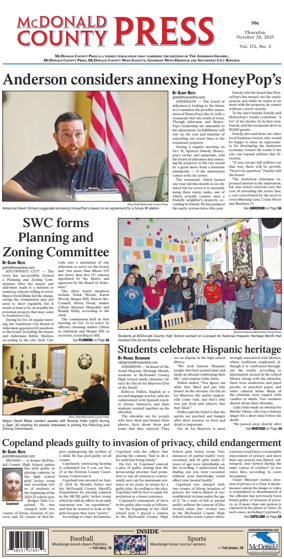 Cover of McDonald County Press