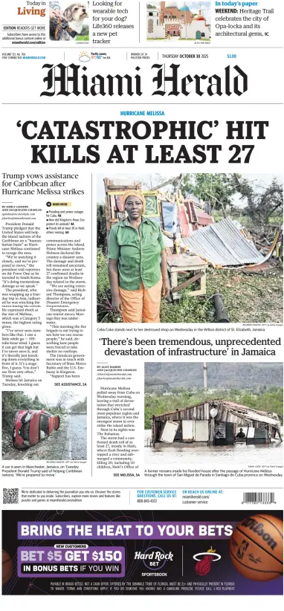 Cover of Miami Herald