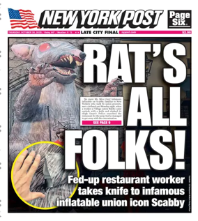 Cover of New York Post