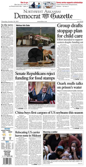 Cover of Northwest Arkansas Democrat-Gazette