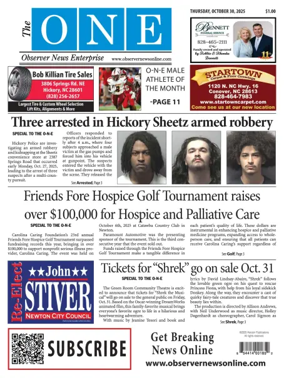 Cover of Observer News Enterprise