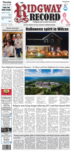 Cover of Ridgway Record