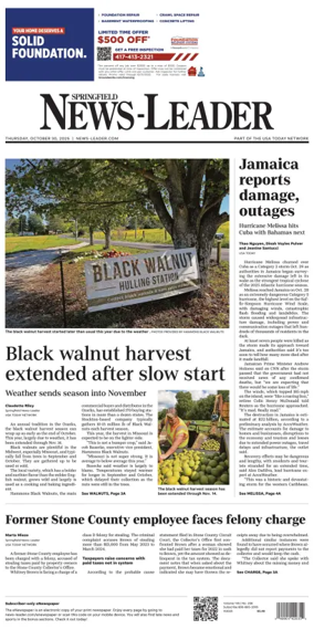 Cover of Springfield News-Leader