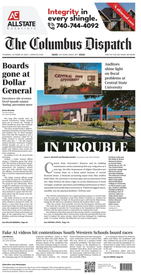 Cover of The Columbus Dispatch