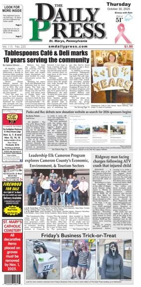 Cover of The Daily Press