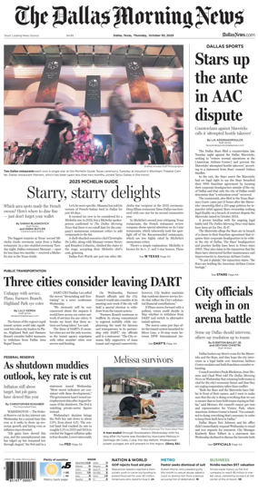 Cover of The Dallas Morning News