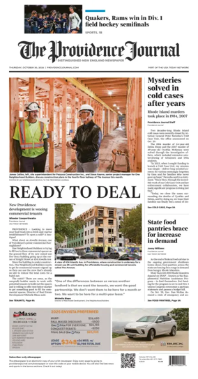 Cover of The Providence Journal