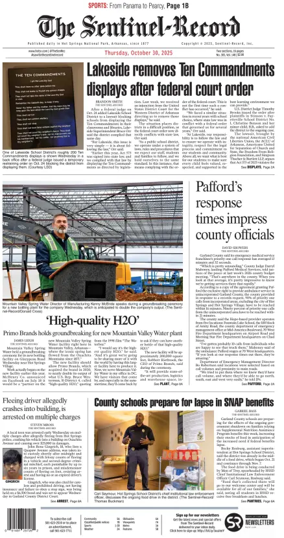 Cover of The Sentinel-Record