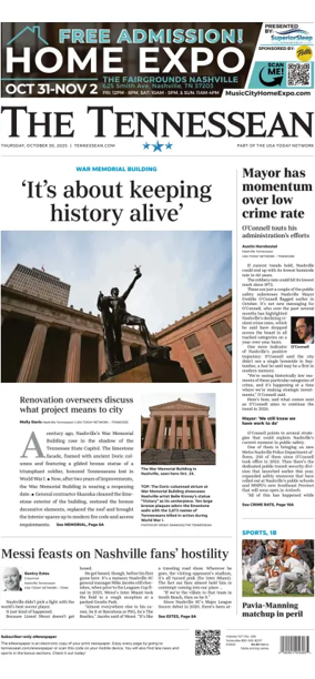 Cover of The Tennessean