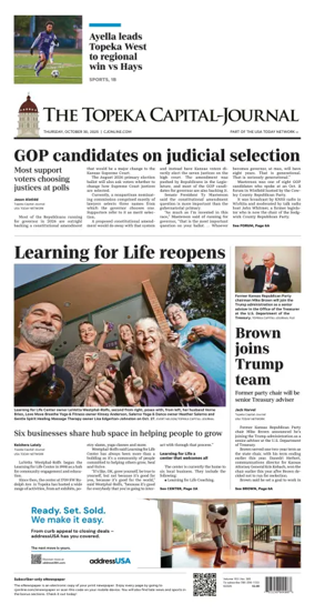 Cover of The Topeka Capital-Journal