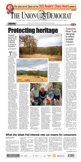 Cover of The Union Democrat