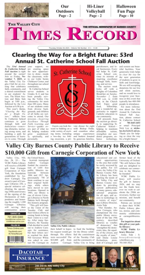 Cover of Valley City Times-Record