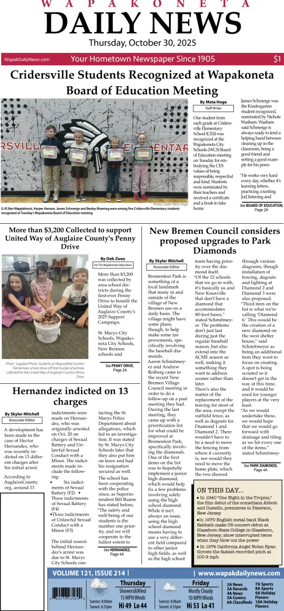 Cover of Wapakoneta Daily News