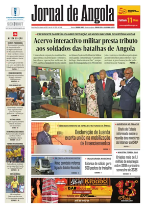 Cover of Jornal de Angola