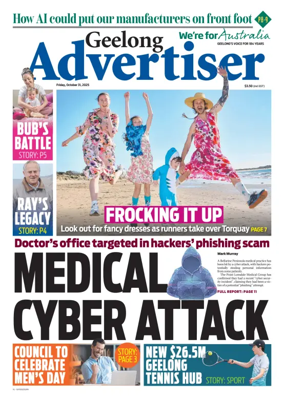Cover of Geelong Advertiser