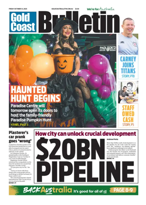 Cover of The Gold Coast Bulletin