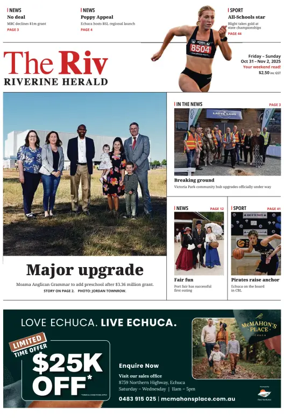 Cover of The Riverine Herald