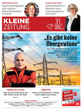 Cover of Kleine Zeitung Kaernten