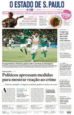 Cover of O Estado de S. Paulo