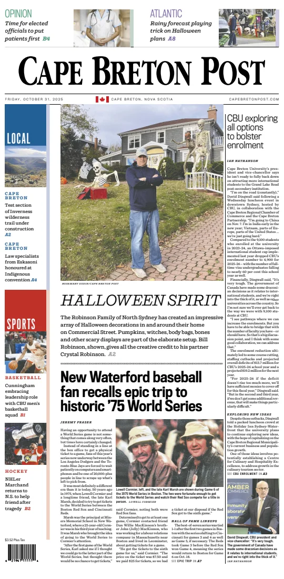 Cover of Cape Breton Post