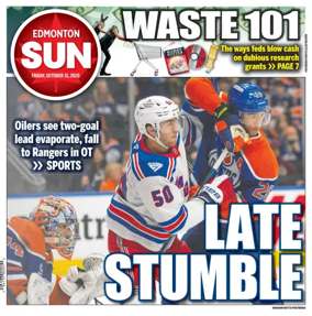 Cover of Edmonton Sun