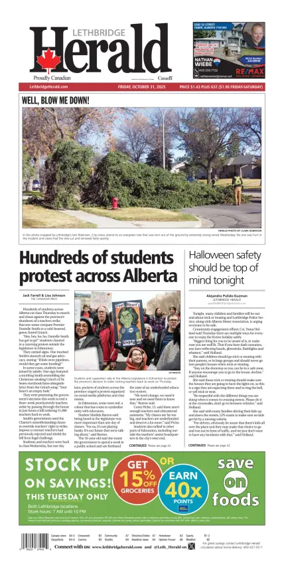 Cover of Lethbridge Herald