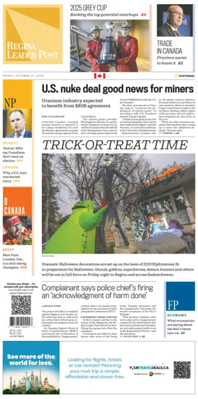 Cover of Regina Leader-Post