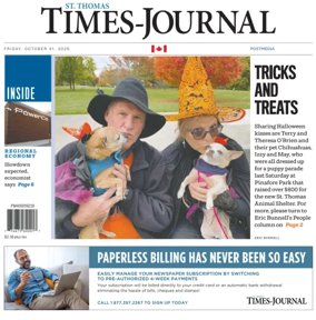 Cover of St. Thomas Times-Journal