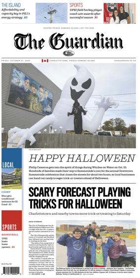 Cover of The Guardian (Charlottetown)