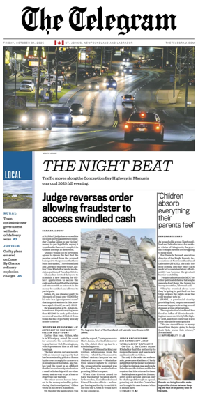 Cover of The Telegram (St. Johnâ€™s)