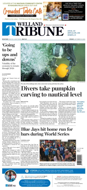 Cover of The Welland Tribune