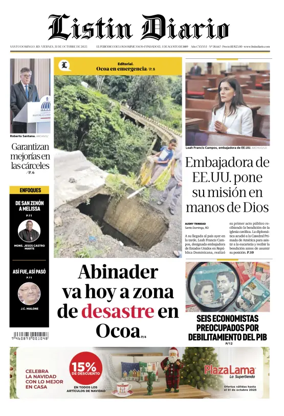 Cover of Listin Diario