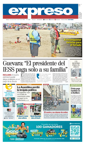 Cover of Diario Expreso