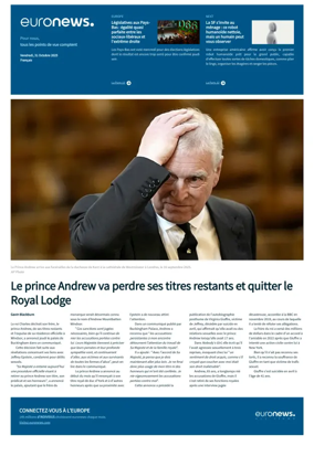 Cover of EuroNews (French Edition)