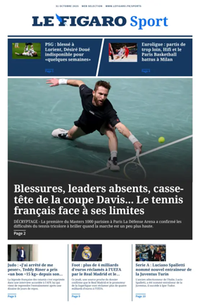 Cover of Le Figaro Sport