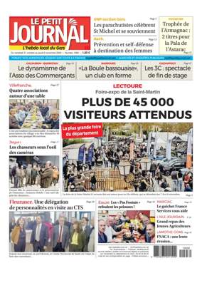 Cover of Le Petit Journal - L'hebdo local du Gers