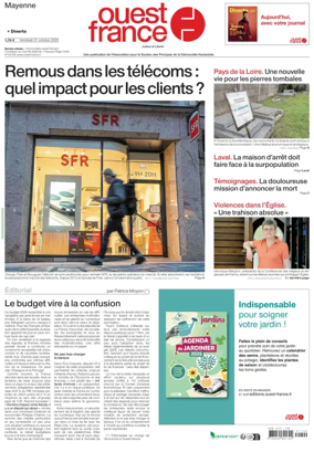 Cover of Ouest France (Laval)
