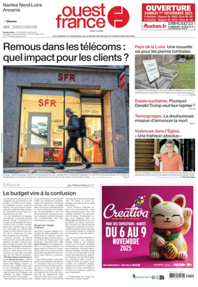 Cover of Ouest France (Nantes / Nord-Loire)