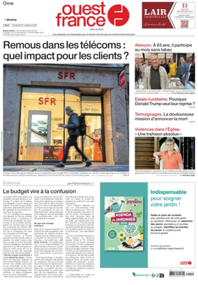 Cover of Ouest France (Orne)