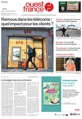 Cover of Ouest France (Pontivy)