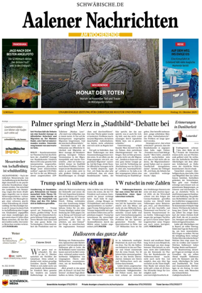 Cover of Aalener Nachrichten